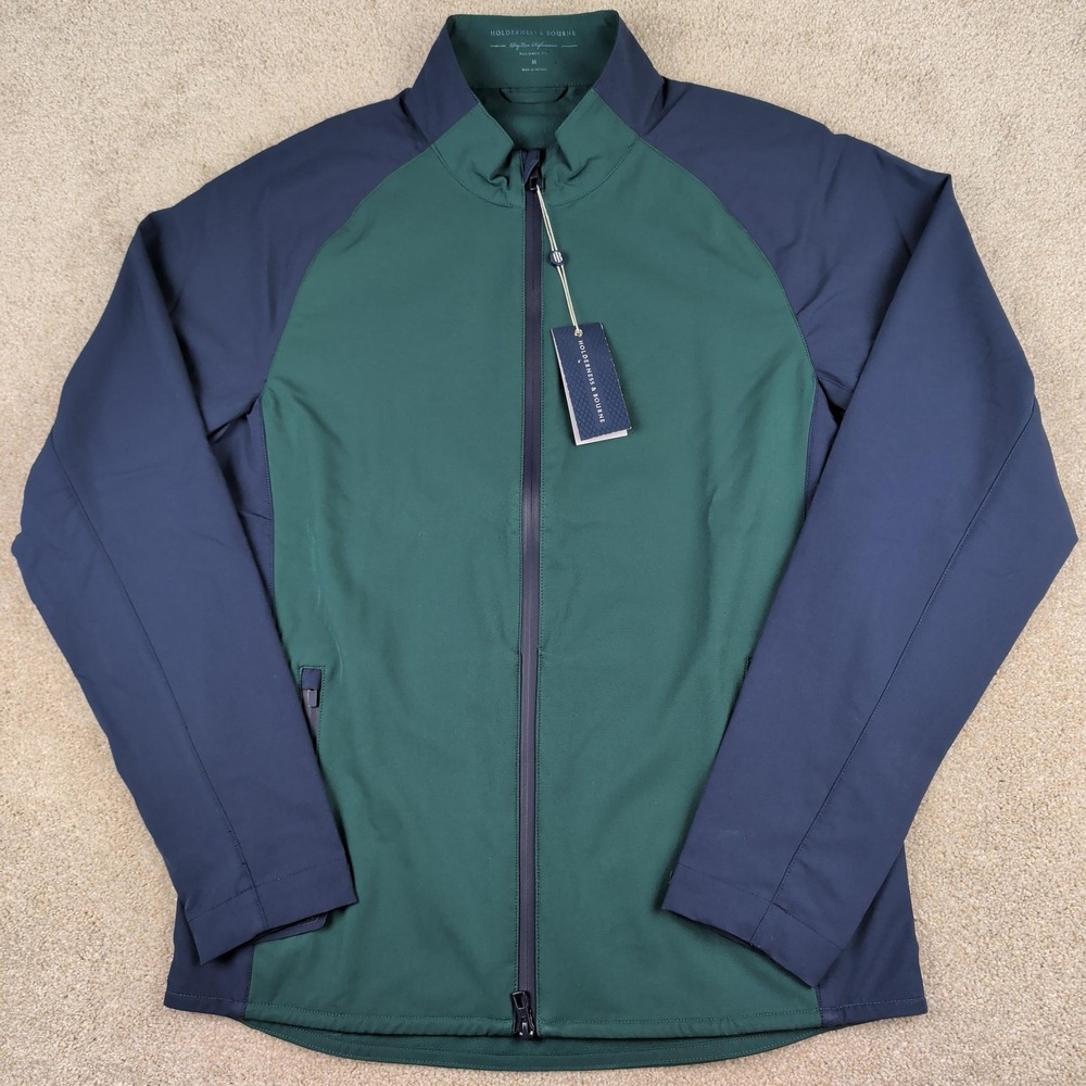 Holderness & Bourne Jacket Mens Medium‎ Hyde DryLuxe Full Zip Golf Softshell